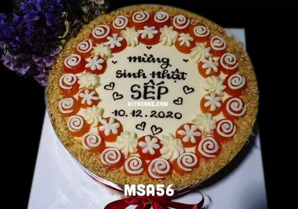 Bánh sinh nhật tặng sếp size 30cm | Mừng sinh nhật Sếp MSA56