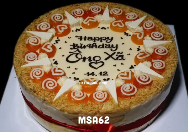 Bánh sinh nhật tặng ông xã | Happy birthday Ông Xã MSA62