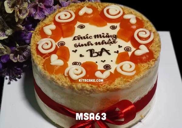 Bánh sinh nhật tặng ba size 20cm | Chúc mừng sinh nhật Ba MSA63