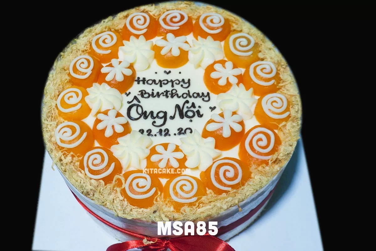 Bánh sinh nhật tặng ông nội | Happy birthday ông nội MSA85
