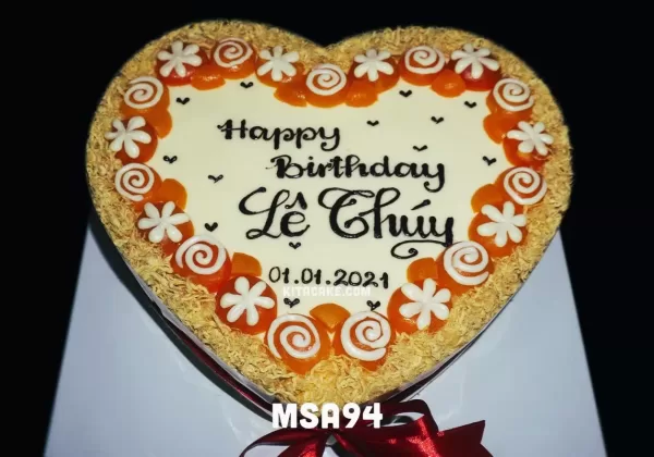 Bánh sinh nhật tặng bạn nữ | Happy birthday Lệ Thúy MSA94