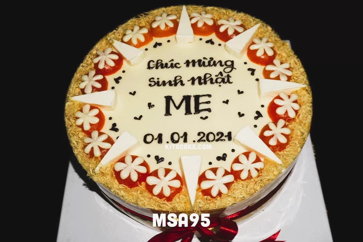 Bánh sinh nhật tặng mẹ | Chúc mừng sinh nhật Mẹ MSA95