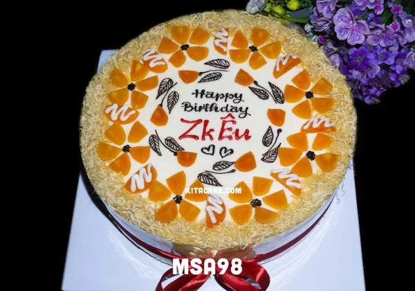 Bánh sinh nhật tặng vợ | Happy birthday Zk Êu MSA98