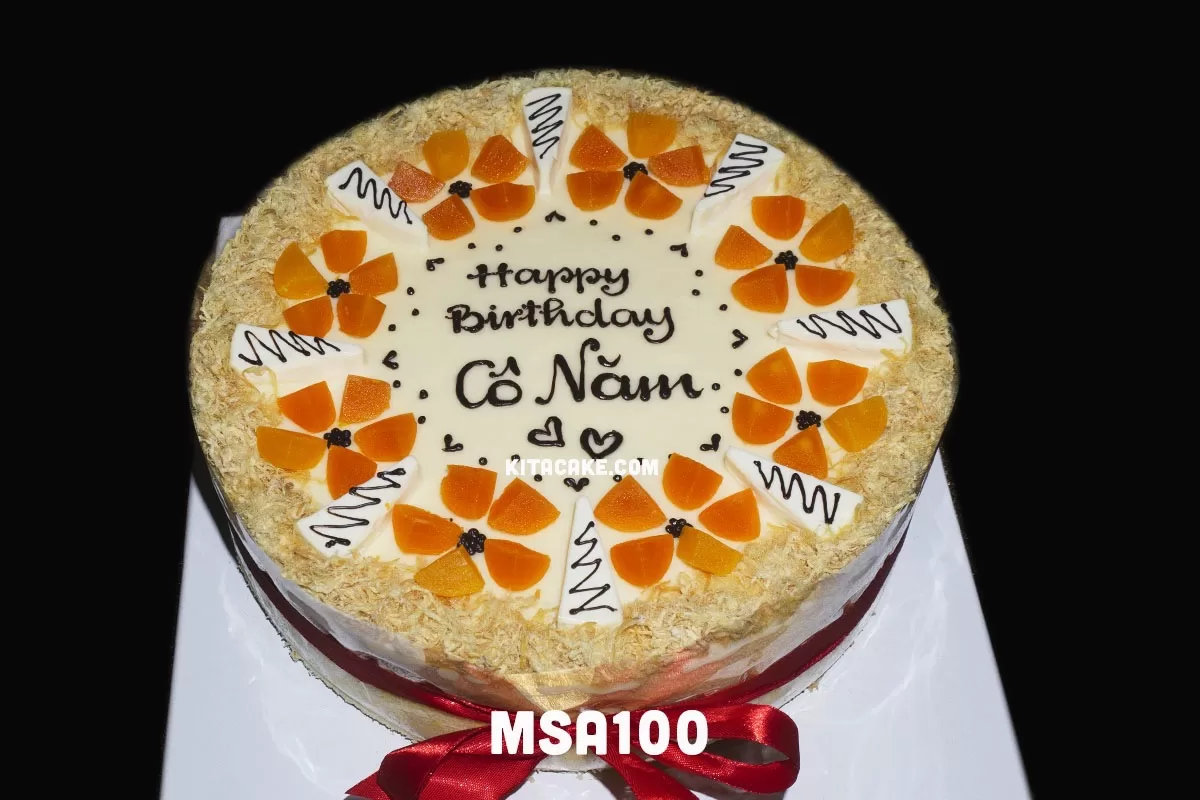 Bánh sinh nhật tặng cô dì | Happy birthday Cô Năm MSA100