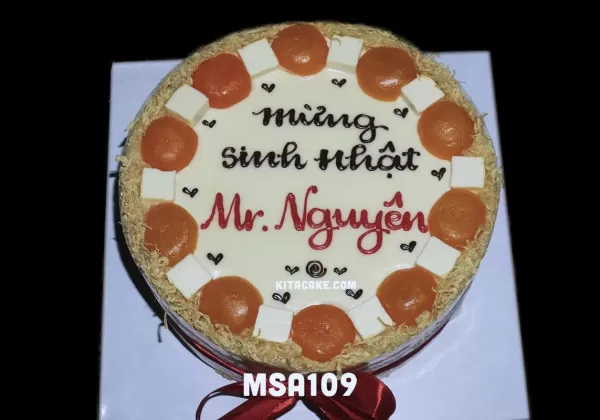 Bánh sinh nhật tặng bạn nam | Mừng sinh nhật Mr. Nguyên MSA109