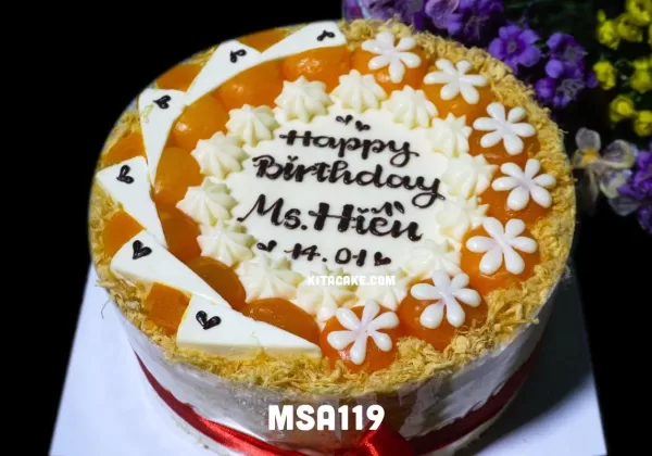 Bánh sinh nhật tặng bạn nữ | Happy birthday Ms. Hiền MSSA119