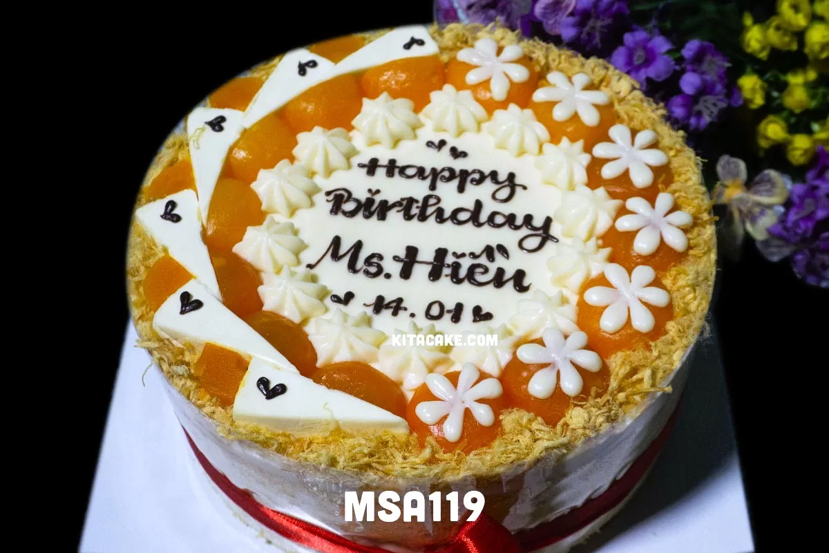 Bánh sinh nhật tặng bạn nữ | Happy birthday Ms. Hiền MSSA119