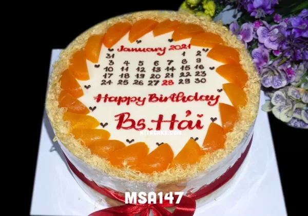 Bánh sinh nhật tặng bác sĩ mẫu lịch MSA147
