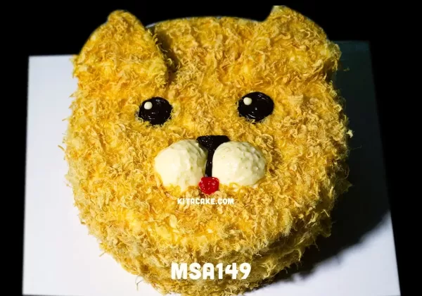Bánh sinh nhật tạo hình chó MSA149