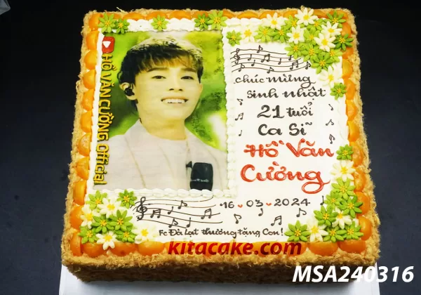 Bánh sinh nhật Ca sĩ Hồ Văn Cường